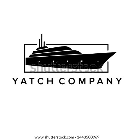 yacht logo template for your company 