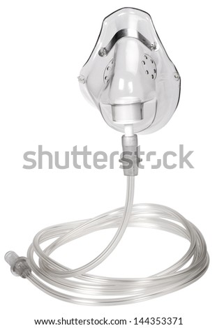 Close-up of an oxygen mask Royalty-Free Stock Photo #144353371