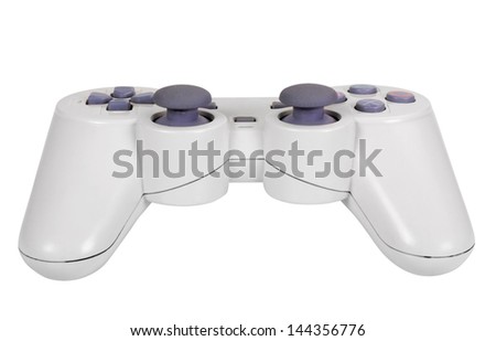 Close-up of a video game controller