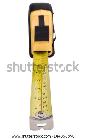 Close-up of a tape measure