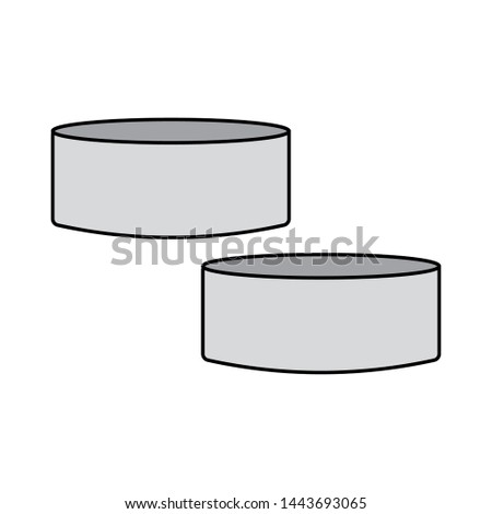 abstract american football object on a white background