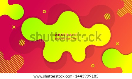 Dynamic Modern Fluid gradient background with geometric shapes composition, for poster, banner, landing page, wallpaper, presentation, brochure