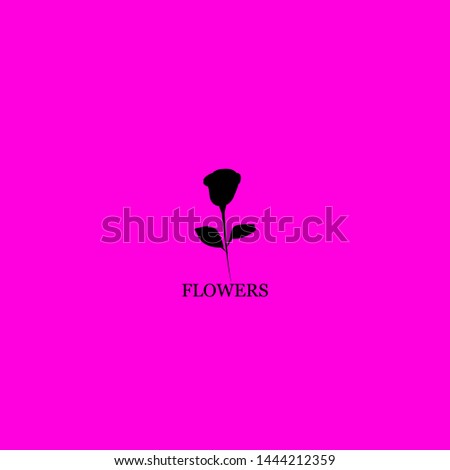 flowers icon sign signifier vector