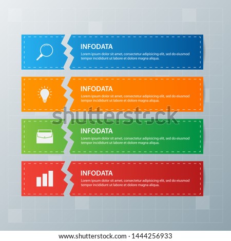 Infographic elements. Business concept timeline. Modern infograph template. Can use for workflow layout, diagram, banner, webdesign, presentation. Vector illustration.