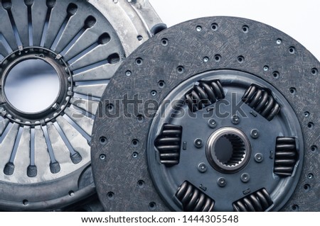part clutch for car on white background