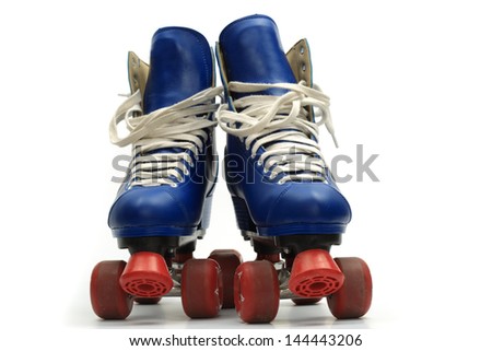 Roller skates, isolated on white
