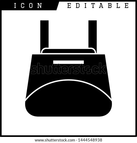 bag icon isolated sign symbol vector illustration - vector 