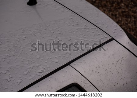 Photo picture abstract blur background from raining flow down on the floor