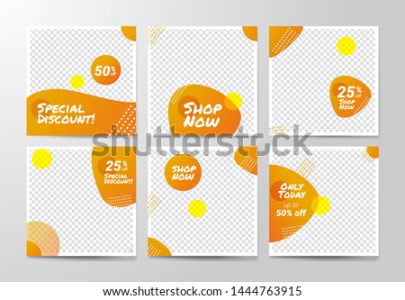 Social media Banner Template, Flash sale, Discount template