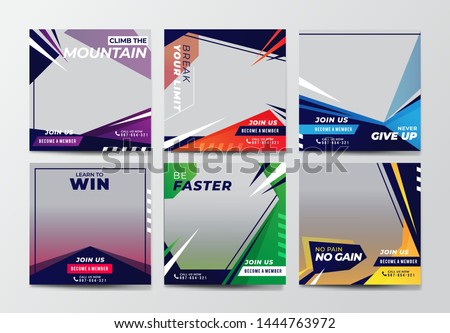 Sport Social Media Banner Template Collection