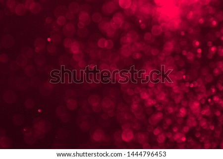 pretty red many falling lights one color bokeh texture - abstract photo background