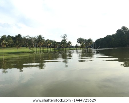 Peaceful and cool environment from middle of recreation lake