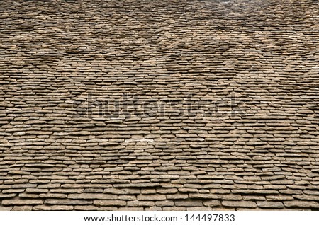 Stone roof tiles