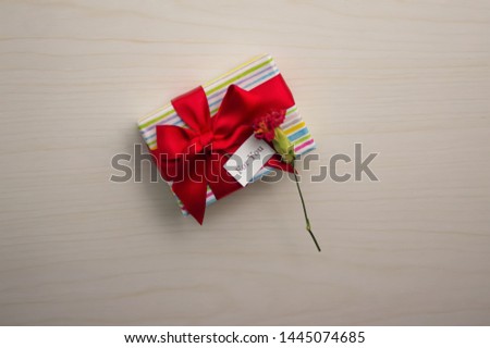 message "For You" on a gift box