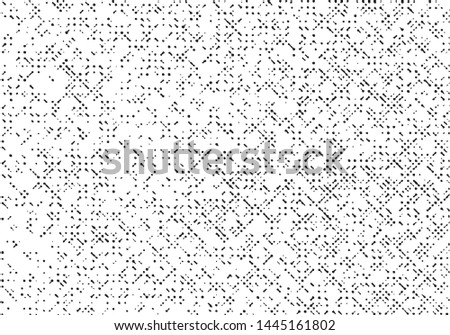 Grunge texture background, Old pattern overlay vector, Halftone dot scratch, Black abstract textured
