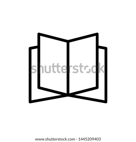 book icon, illustration, logo design 