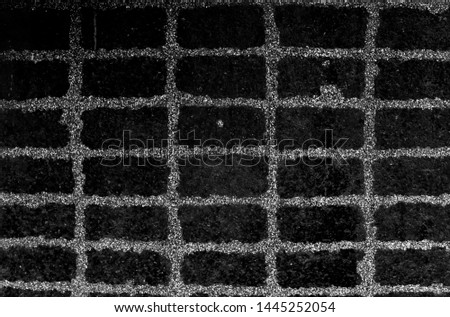 Blank concrete wall black color for texture background