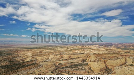 Utah Mountains and Blue Skies