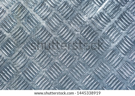Steel pattern texture, selective focus (detailed close-up shot)