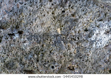 macro photo texture of natural porous stone