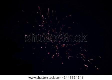 Fireworks celebration in the sky