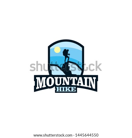 Mountain Hike Logo Design Template