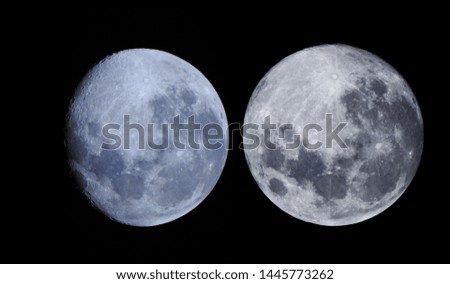 Full moon close up background