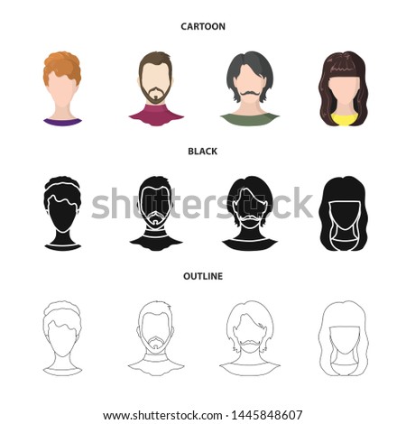 Vector design of professional and photo icon. Collection of professional and profile vector icon for stock.