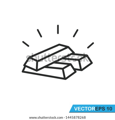 gold bar icon vector design illustration