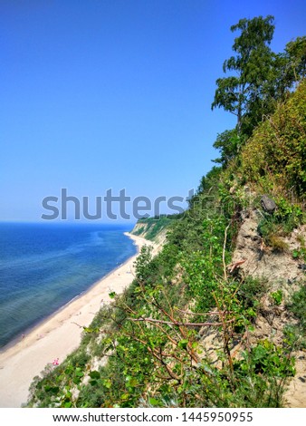 steep cliff by the sea