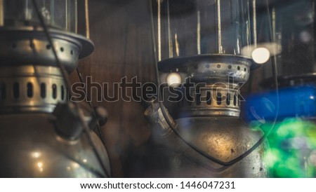 Vintage Decorative Metal Lantern Lamp