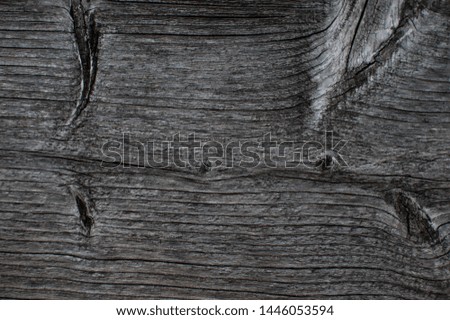Grey dark  faded wood Board larch tree