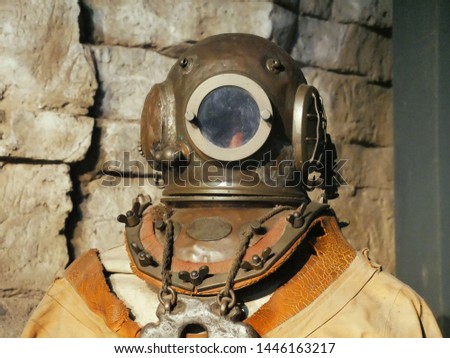 Old and rusty Scuba Suit