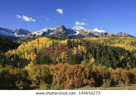 Mount Sneffels range, Colorado, USA