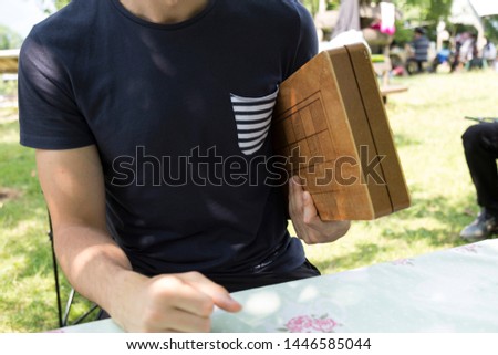 people playing backgammon and the man lose game.