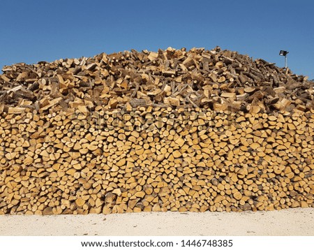 woods pile cut for fireplace stove many for  background