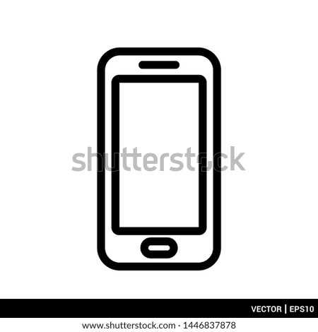 Telephone phone icon vector illustration logo. EPS 10
