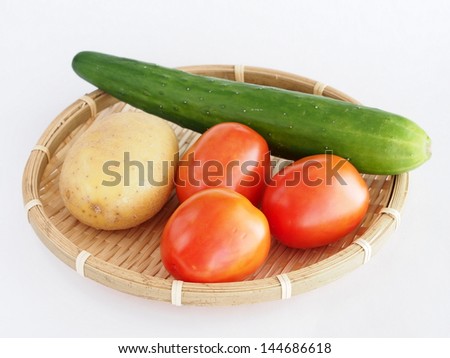 Vegetable - Tomato, Cucumber, Potato