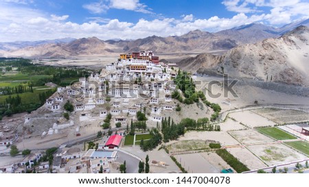 Thikse Gompa or Thikse Monastery is a gompa affiliated with the Gelug sect of Tibetan Buddhism. It is located on top of a hill in Thiksey approximately 19 kilometres east of Leh in Ladakh, India.