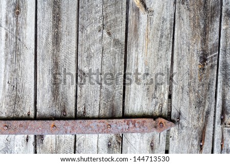 old wood and metal background