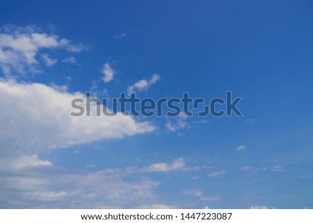 
Background material Blue sky and clouds Tokyo