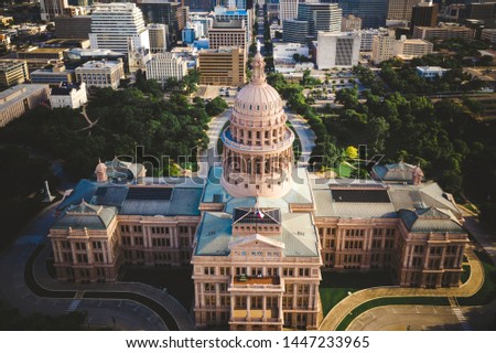 Aerial of City of Austin Texas