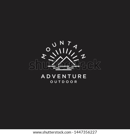 Mountain, Adventure Traveling logo design inspiration