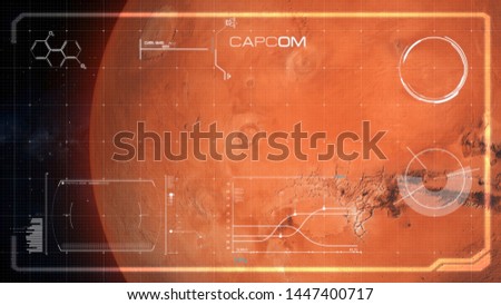 Hi-Tech User Interface, Head Up Display, Mars