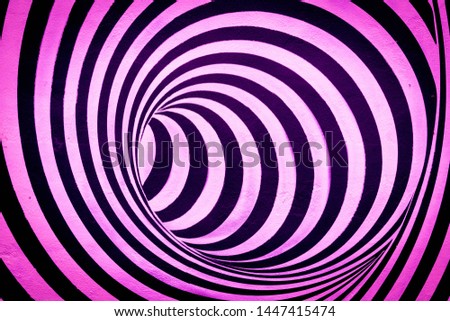 Pink and black spirograph curve spiral background. Space for product or copy text. Concept for hypnosis, telepathy, simple design, brainwash, mental, psychology, therapy plus many more. Versatile.