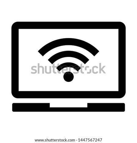 wi-fi icon.  internet icon vector