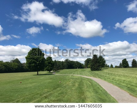 Golf course in Toronto, Ontario. 