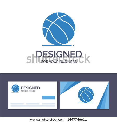 Creative Business Card and Logo template Football, Ball, American, Usa Vector Illustration