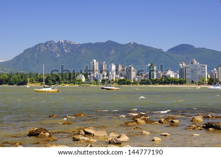 beautiful scenery of Vancouver, British Columbia
