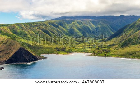 A cove on the island of Maui, HI USA